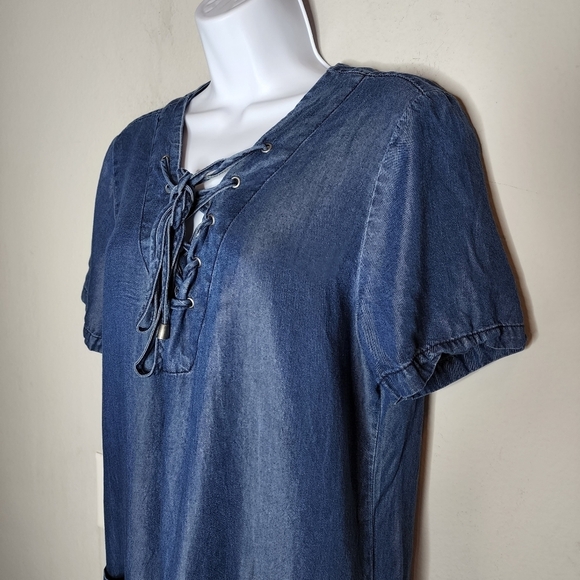 Life in Progress chambray dress - Picture 3 of 10